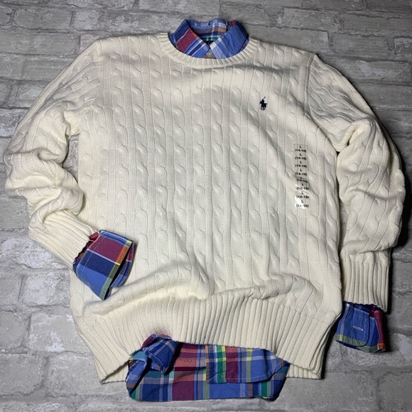 RALPH LAUREN: BOYS BUTTON UP LONG SLEEVE SHIRT - Picture 11 of 11